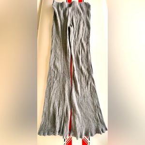 Flared leggings, color gray